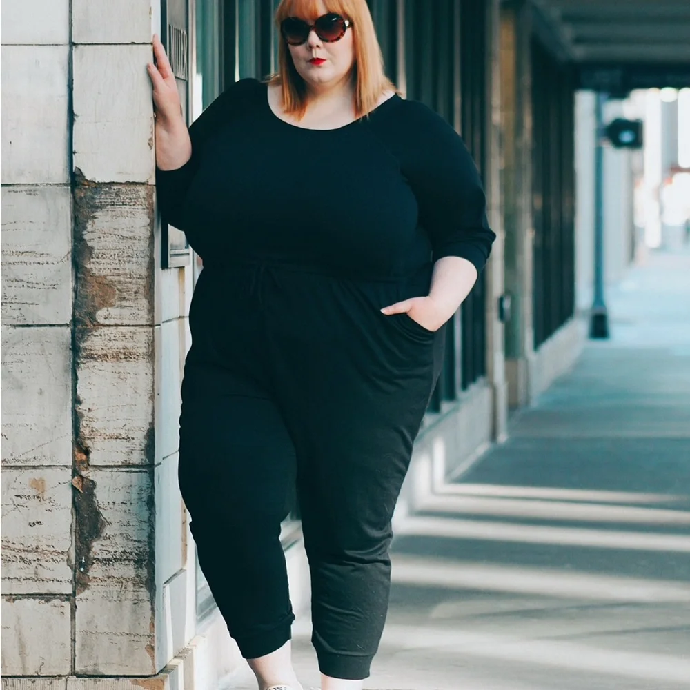 Women's Black Jumpsuit - Picture 2 of 7